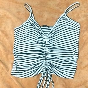 Striped Crop Top